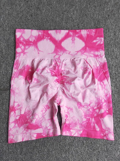 Tie-Dye Vibes & perfekte Kurven – Nahtlose Sport-Shorts für deinen Style-Moment