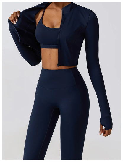 Stylisches 3er Workout Outfit für Damen – Dein perfekter Begleiter für Fitness und Gym