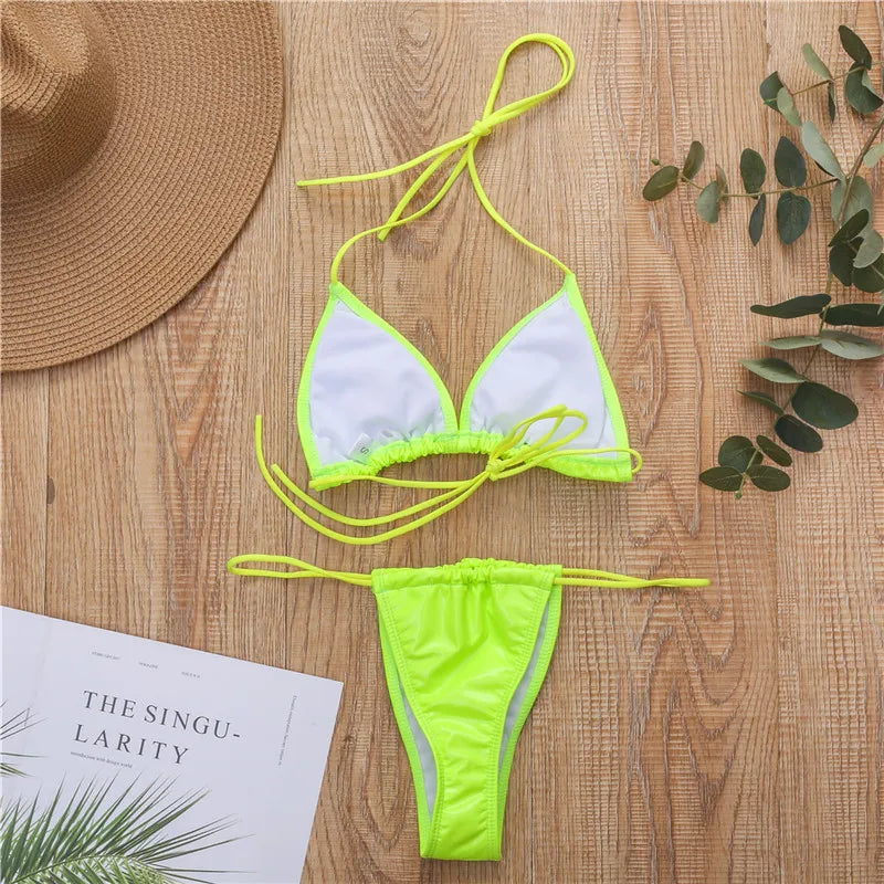 Brazilian Style Leder-Look Monokini – heiß, modern & selbstbewusst