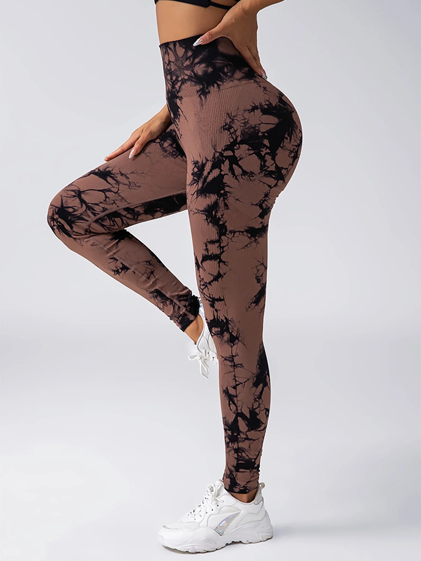 Nahtlose Tie-Dye Leggings – Stylischer Look & Perfekte Passform