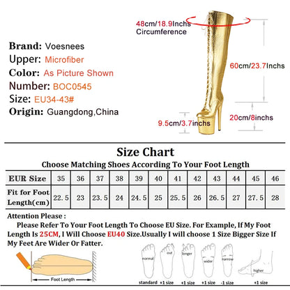 Sexy Oberschenkelhohe Stiefel mit Plattform & Schnürung – Für deinen großen Auftritt