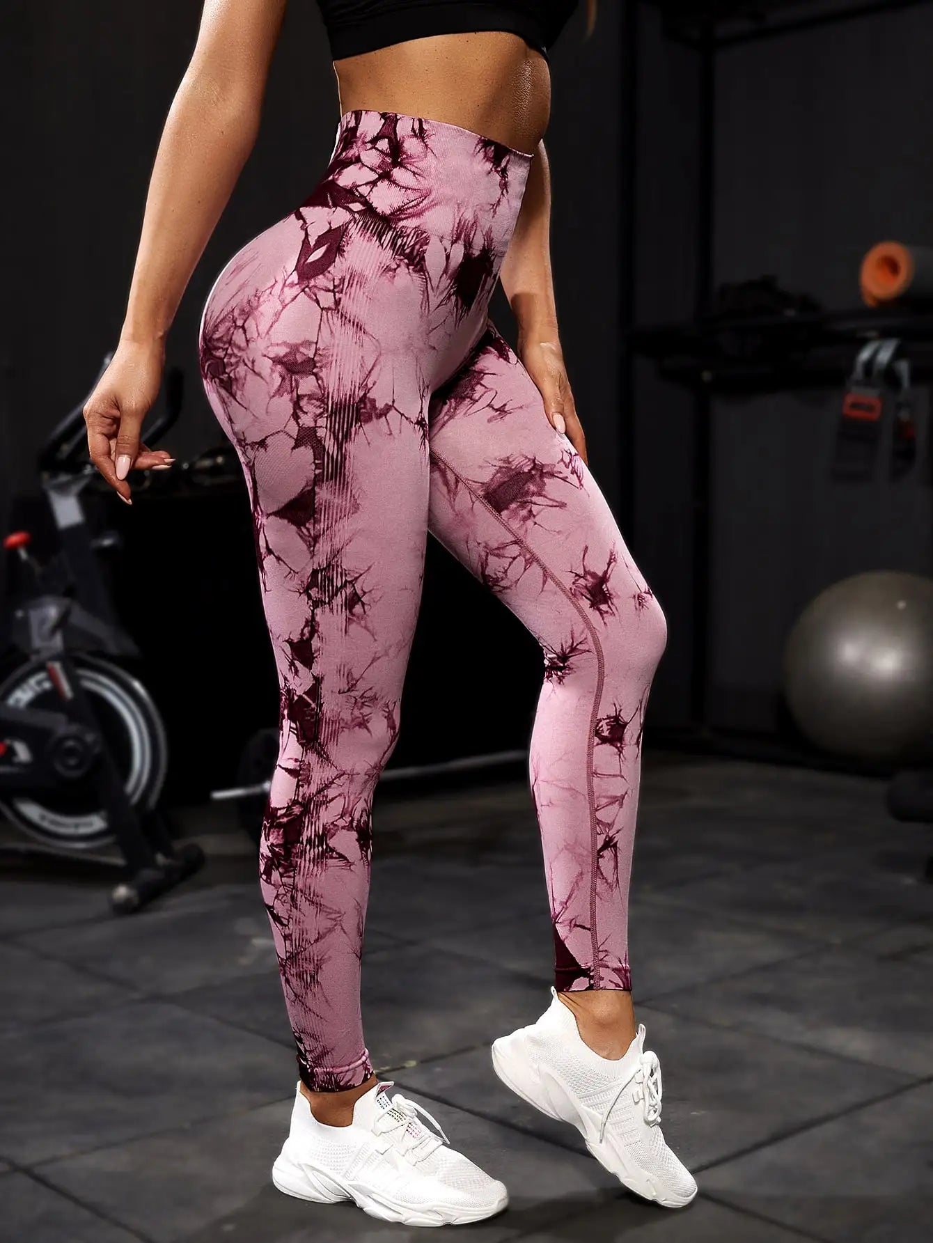 Tie-Dye Yoga Leggings – Stylisch, Figurformend & Super Bequem