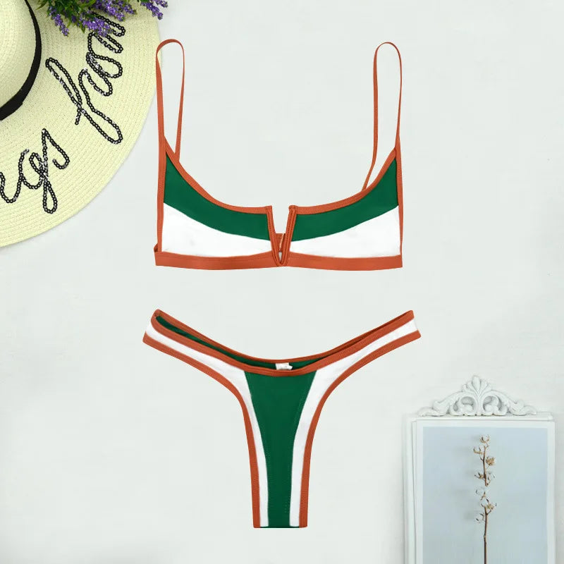 Denim-Style Bikini-Set – cool, sexy & perfekt für den Sommer