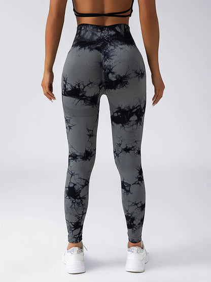 Nahtlose Tie-Dye Leggings – Stylischer Look & Perfekte Passform