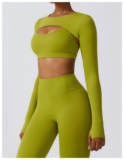 Stylisches 3er Set Workout Outfit für Damen – Perfekt für Fitness, Yoga & Sport
