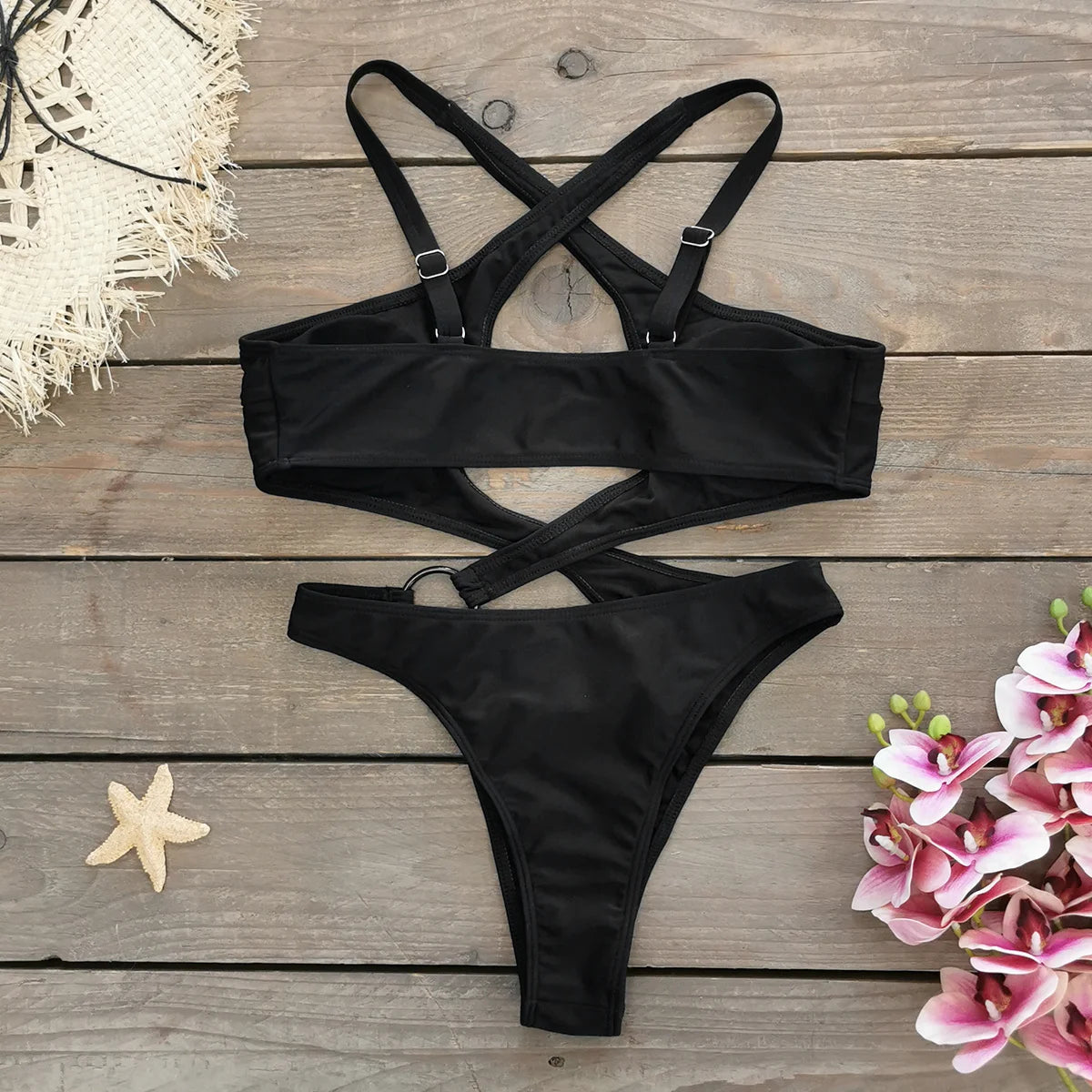 Cut-Out Monokini mit Push-up – sexy, modern & sommerlich stylisch