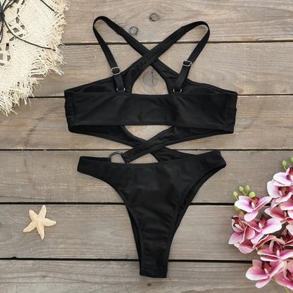 Cut-Out Monokini mit Push-up – sexy, modern & sommerlich stylisch