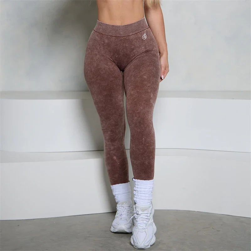 Booty Goals on Point 🍑 Scrunch Leggings mit Denim-Vibe