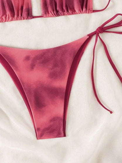 Tie-Dye Bikini-Set – farbenfroh, sexy & absolut im Trend