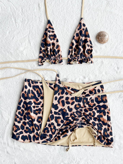 Wendbarer 3-teiliges Bikini-Set – zwei Styles in einem!