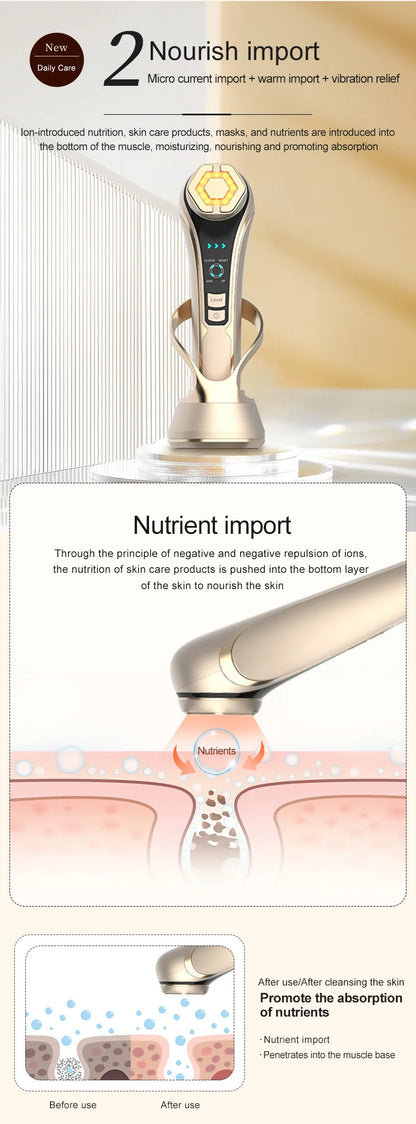RF & EMS Beauty-Gerät – Dein Home-Lifting für straffe, jugendliche Haut! ✨
