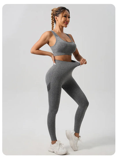 2-teiliges Seamless Fitness Set – Sculpted & Strong