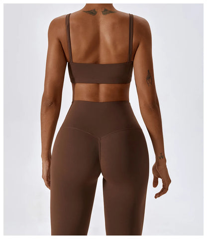 2-teiliges Yoga-Set – Nude Feel für Höchsten Komfort und Stil