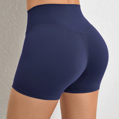 Yoga und Fitness Set – Sport BH mit tiefem V-Ausschnitt & Workout Shorts