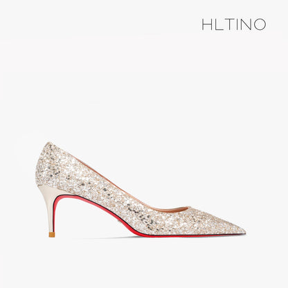 Glitter Red Bottom Heels – Glamour in deiner Lieblingshöhe