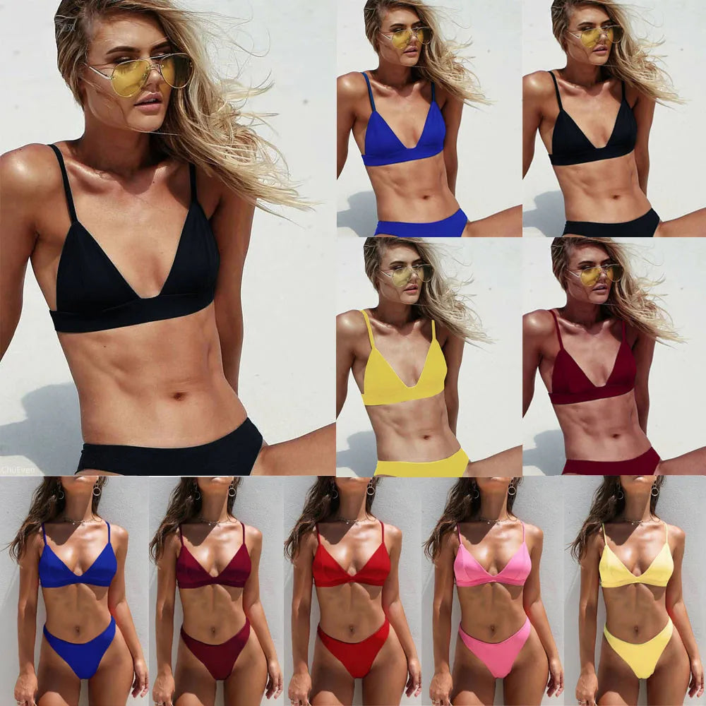 Dreieck-Bikini mit High-Cut – feminin, sexy & perfekt für den Sommer