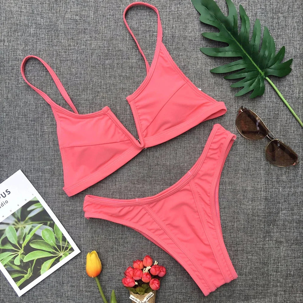Denim-Style Bikini-Set – cool, sexy & perfekt für den Sommer