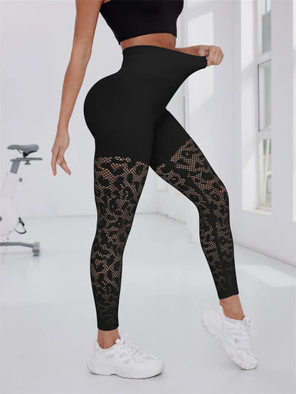 TRY TO BN Sport‑Leggings – Nahtlose Mesh‑Power für dein Workout