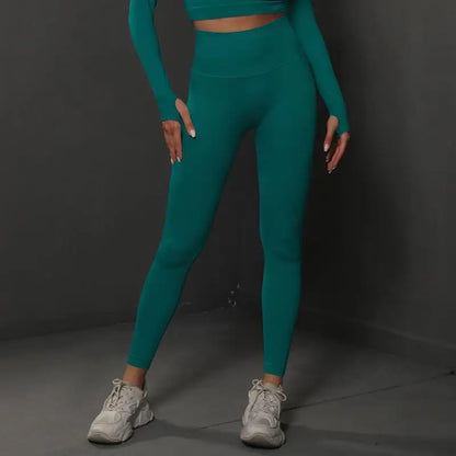 Nahtlose Fitness-Leggings – Push-Up & Hohe Taille für Perfekten Halt