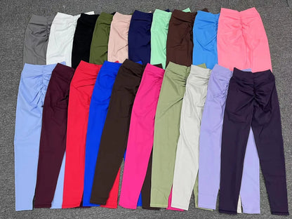 Sexy Scrunch-Leggings mit V-Taille – dein neuer Workout-Crush 🍑🖤