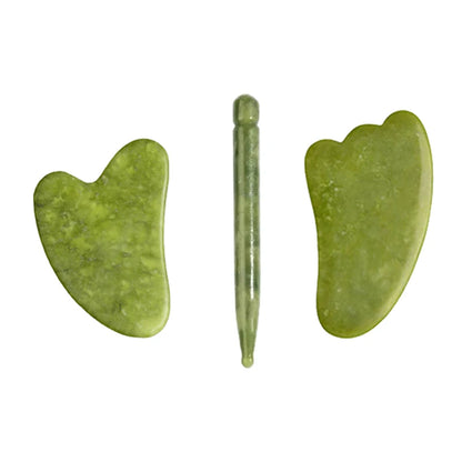 100 % Naturstein Gua Sha & Jade Roller Set – Pure Beauty. Natürlich gepflegt.