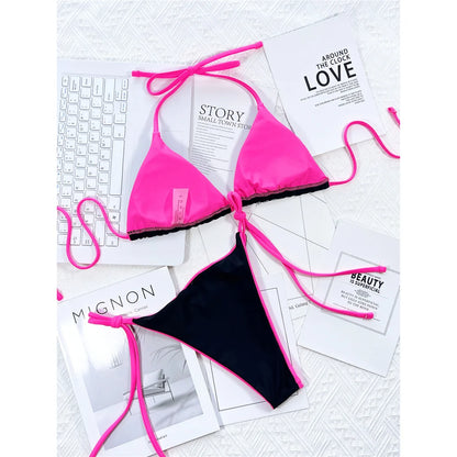 Halter-Bikini im Brazilian-Style – sexy, farbenfroh & perfekt für deinen Sommer