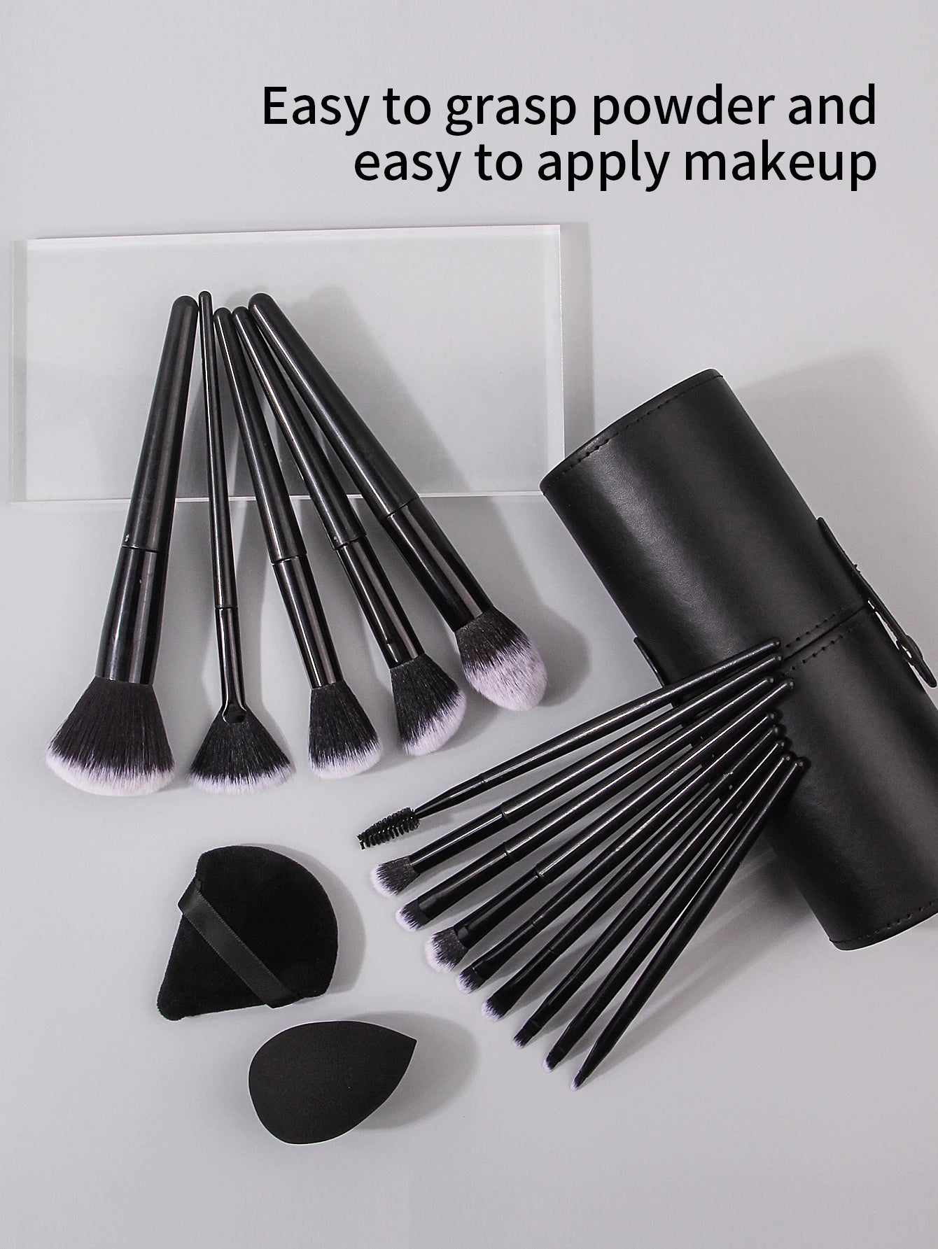 Profi-Make-up-Pinselset Schwarz – Superweich, Präzise, Unverzichtbar! ✨