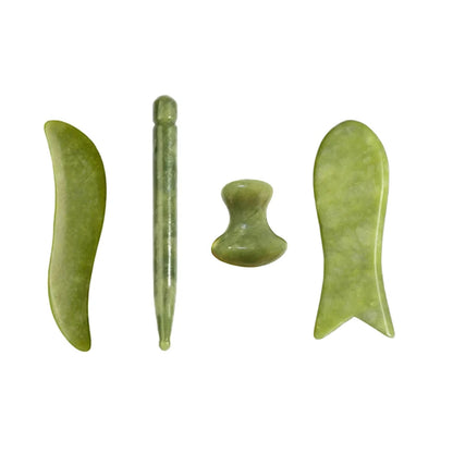 100 % Naturstein Gua Sha & Jade Roller Set – Pure Beauty. Natürlich gepflegt.