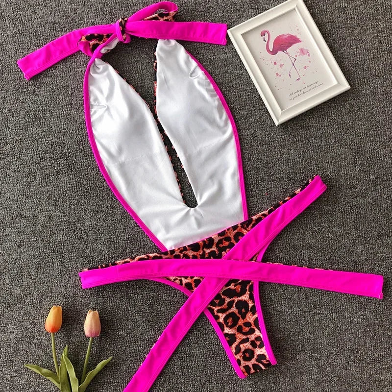 Wickel-Monokini mit Neckholder – feminin, elegant & perfekt für den Sommer