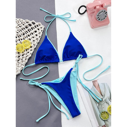 Halter-Bikini im Brazilian-Style – sexy, farbenfroh & perfekt für deinen Sommer