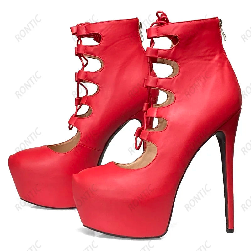 Lace-Up Pumps mit Wow-Effekt – handgefertigte Eleganz für deinen großen Auftritt 💥