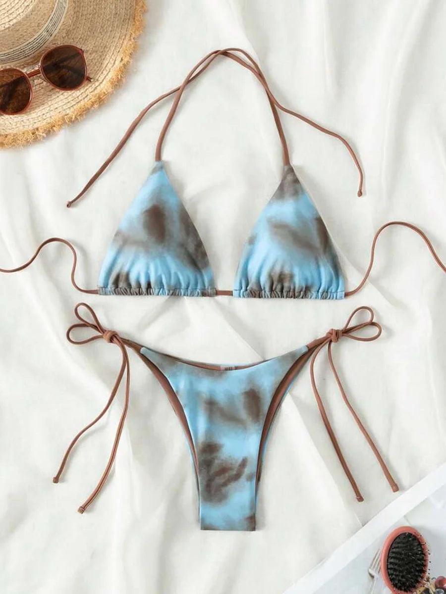 Tie-Dye Bikini-Set – farbenfroh, sexy & absolut im Trend