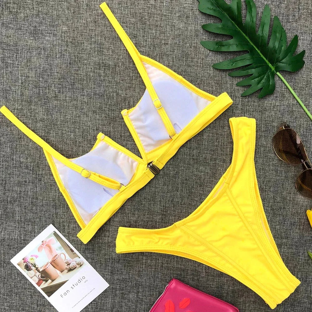 Denim-Style Bikini-Set – cool, sexy & perfekt für den Sommer