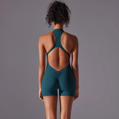 Gym Push-Up Workout Body – Atmungsaktiver Yoga Anzug für Fitness & Sport