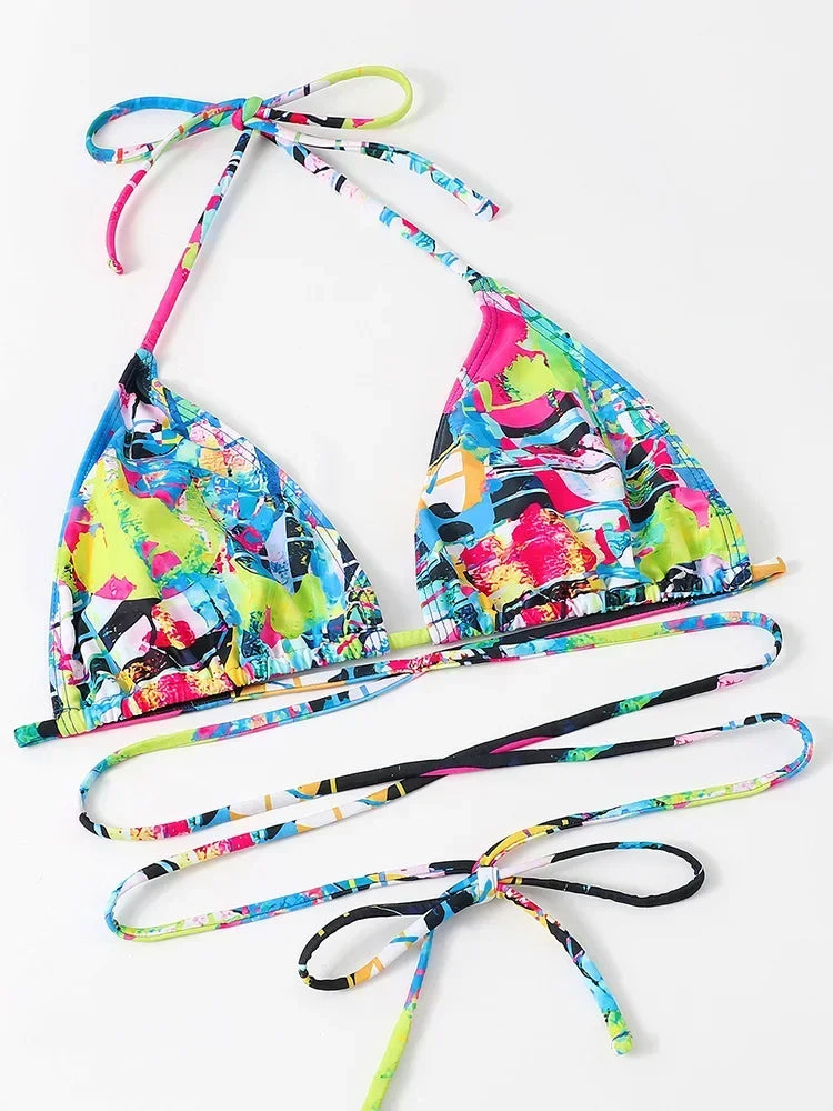 4-teiliges Bikini-Set mit Mesh – stylisch, vielseitig & perfekt für den Sommer