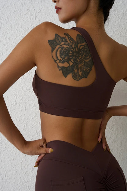 One Shoulder Sports Bra – Asymmetrisch. Sexy. Funktional.