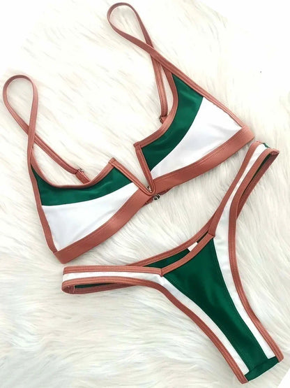 Denim-Style Bikini-Set – cool, sexy & perfekt für den Sommer