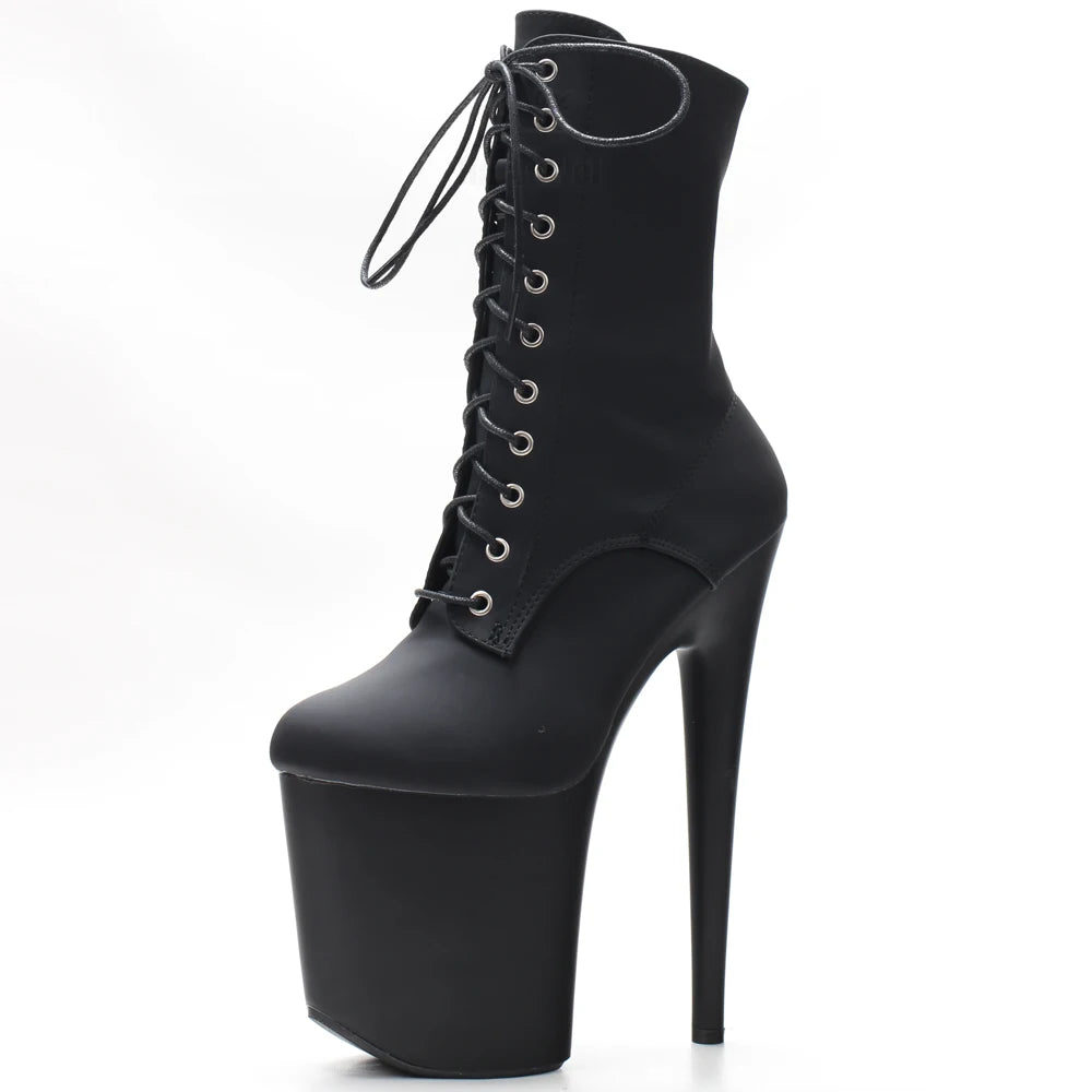 Plateau Lace-Up Stiefel – Perfekte Performance & Sexy Look
