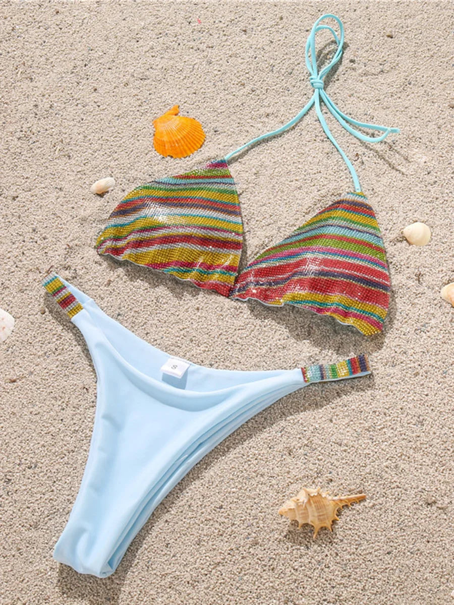 Jeweled Diamant Bikini – sexy, funkelnd & perfekt für auffällige Beach-Looks