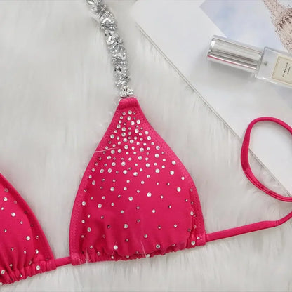 Strass Push-up Bikini – luxuriös, feminin & perfekt für glamouröse Sommer-Looks