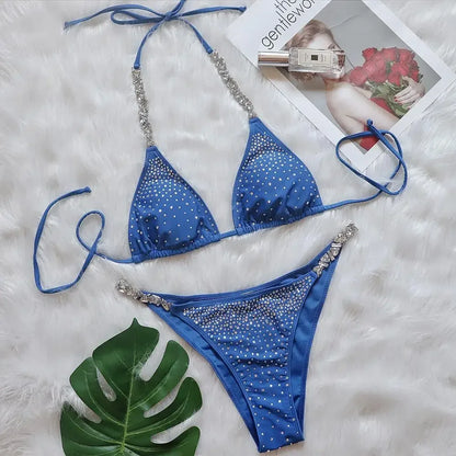 Strass Push-up Bikini – luxuriös, feminin & perfekt für glamouröse Sommer-Looks