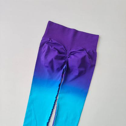 Gradient Goals – Seamless Push-Up Leggings 💫