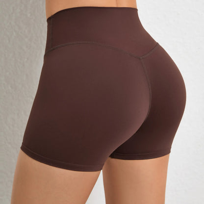 Yoga und Fitness Set – Sport BH mit tiefem V-Ausschnitt & Workout Shorts