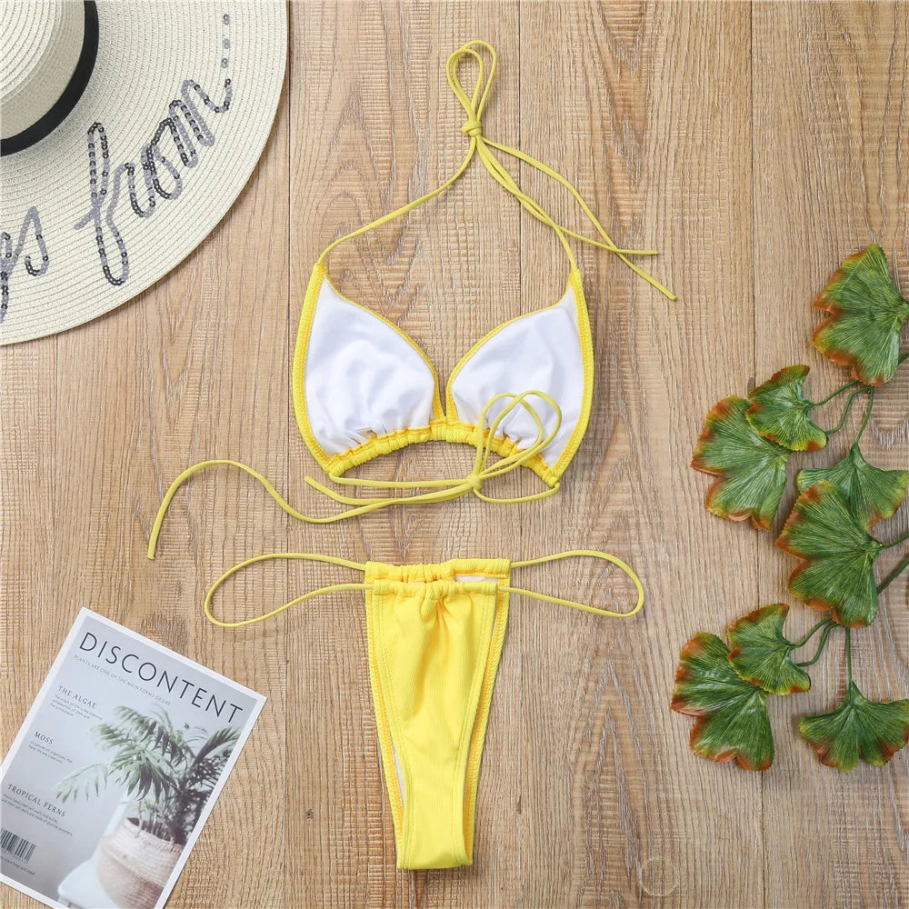 Triangle Bikini – minimalistisch, heiß & perfekt für den Sommer
