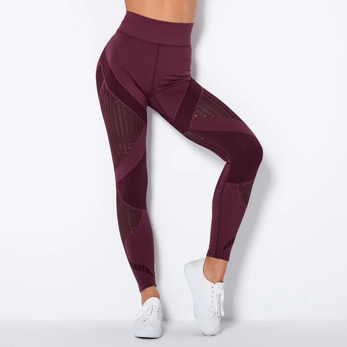 Seamless Knitted High‑Waist Leggings – Quick‑Dry & Hip‑Lifting Power