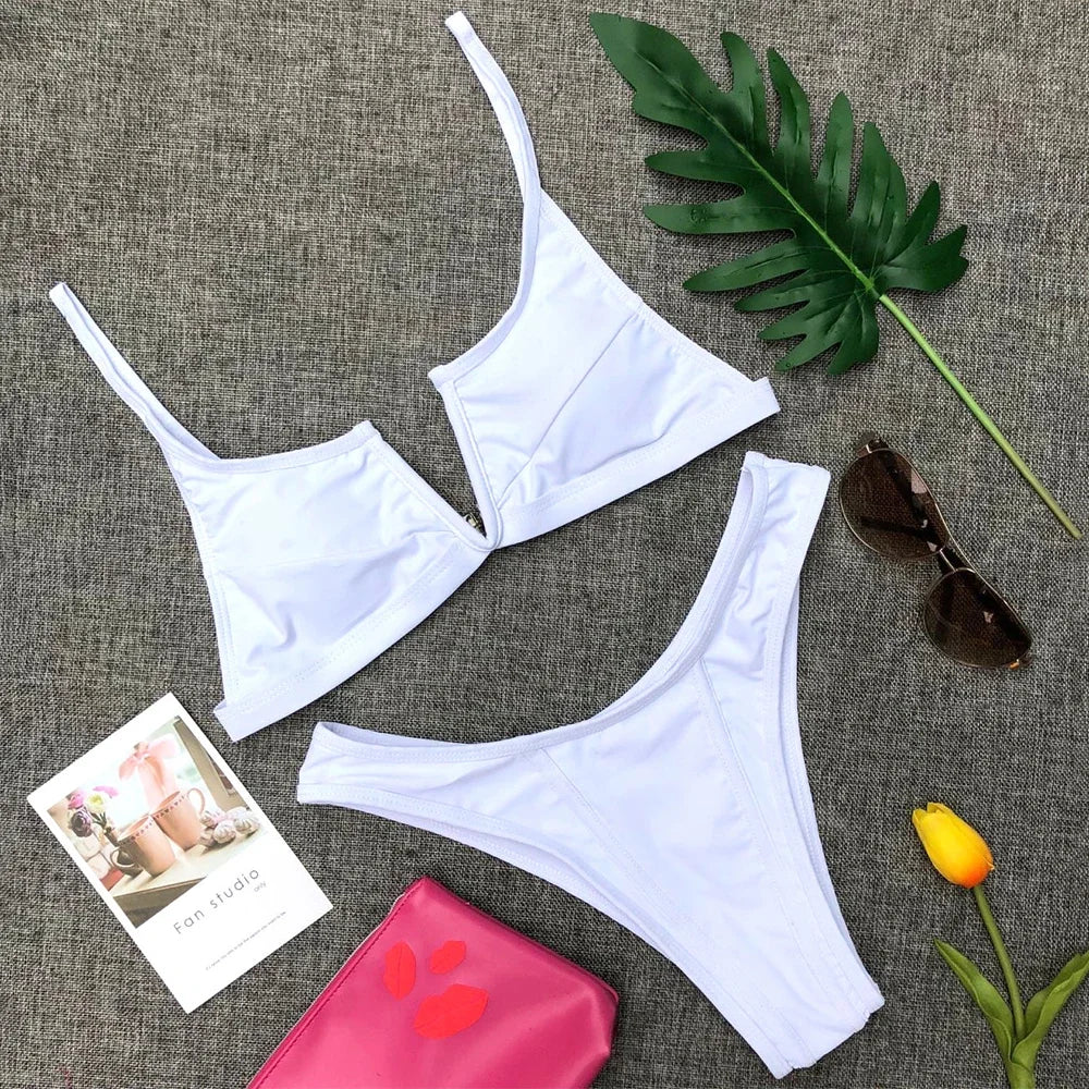 Denim-Style Bikini-Set – cool, sexy & perfekt für den Sommer