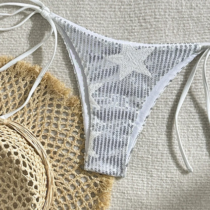 Star Pailletten Bikini – funkelnd, brasilianisch & voller Summer-Vibes