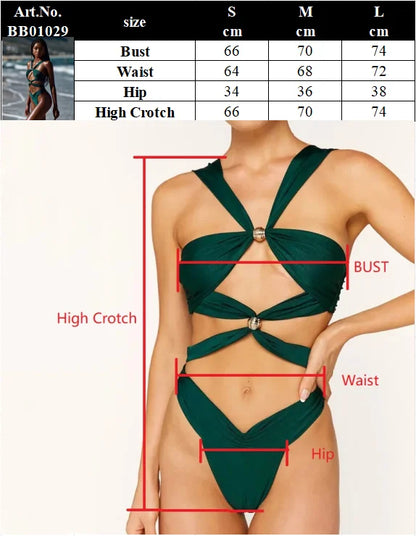 Cut-Out Bikini-Set – trendbewusst, sexy & perfekt für den Sommer