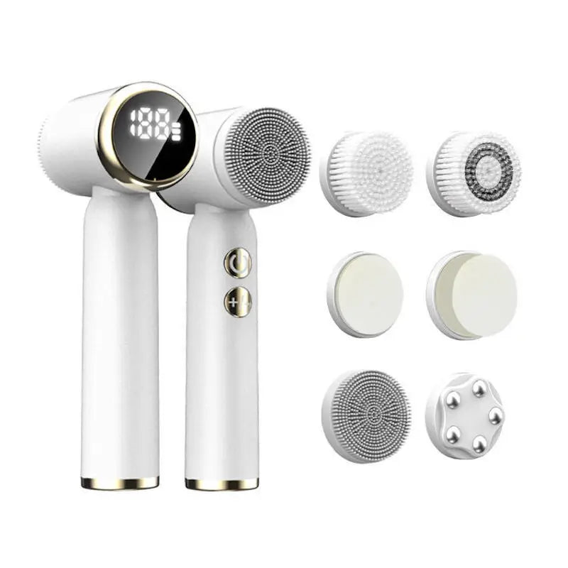 6-in-1 Gesichtsreinigungsbürste mit LED-Display – Dein Beauty-Upgrade für strahlende Haut! ✨