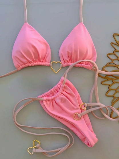 Low-Taille Bikini-Set – sexy Schnitt trifft minimalistischen Style